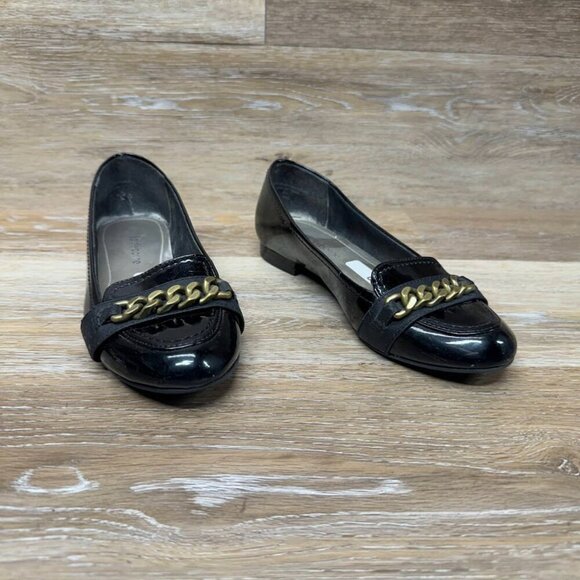 Liz Claiborne Dana Black Patent Leather Loafers Women's Size 6 - Picture 6 of 6